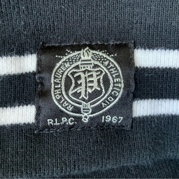 POLO by RALPH LAUREN Black 67 Varsity Jacket Preppy Vintage Dark Academia 2XLT - Picture 5 of 9